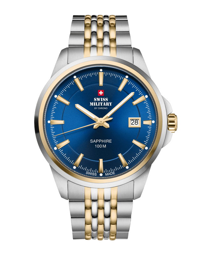 Swiss Military SM34104.05 – Classic Steel Watch for Men image 0