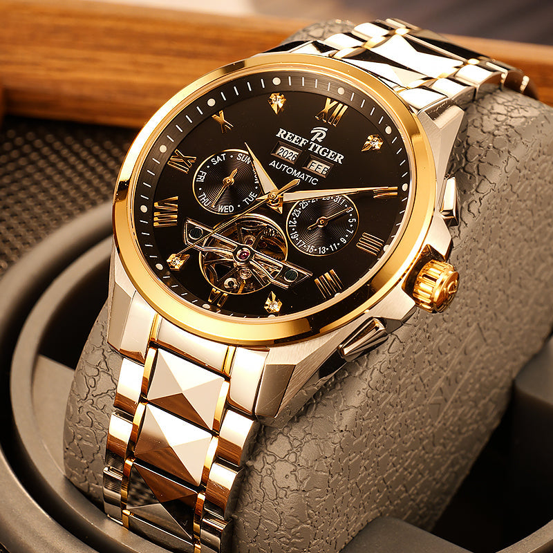 Reef Tiger Men's Classic Motion Day Date Automatic Watch RGA8235 image 5