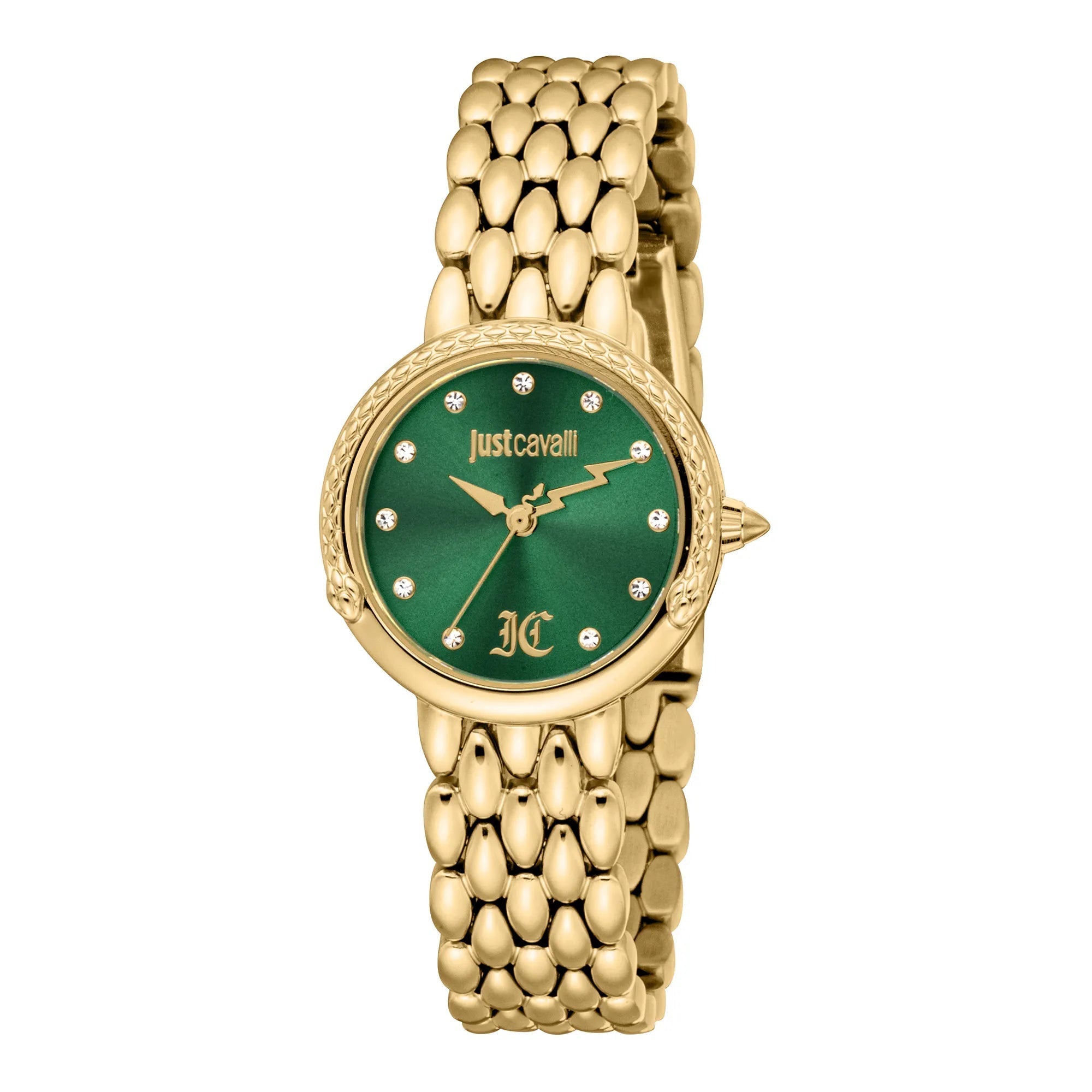 Just Cavalli Animalier Rosa Snake Yellow Gold Green image 0