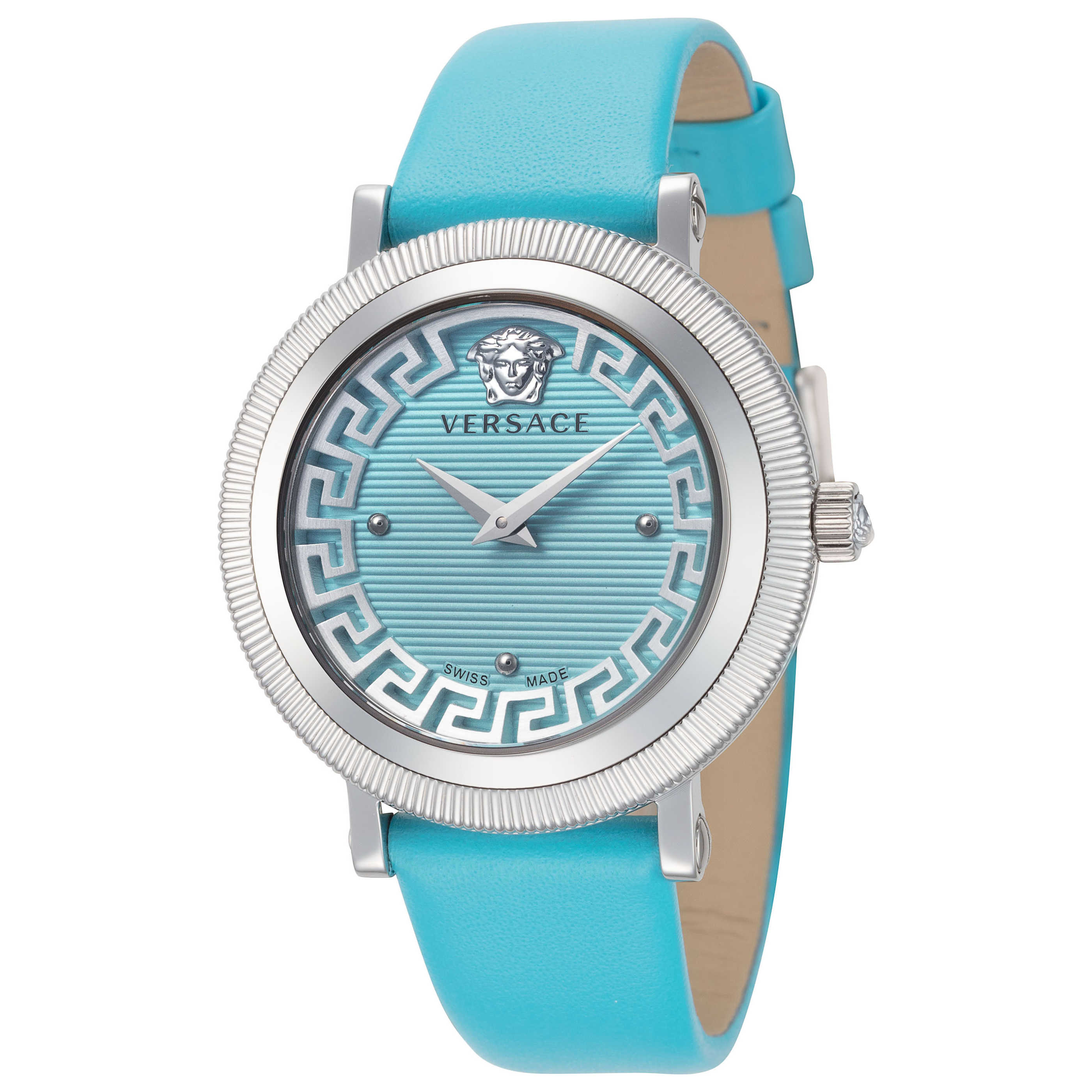 Versace Women's Greca Flourish 35mm Blue Quartz Watch image 1