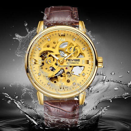 TEVISE Metropolis Leather Gold/Black Watch image 5