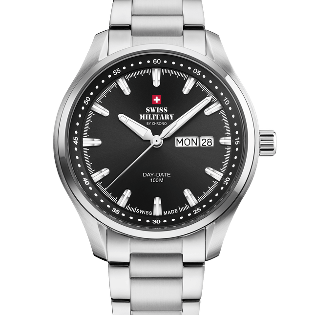 Swiss Military Classic Men’s Watch – Black, Steel | SM34116.01 image 0