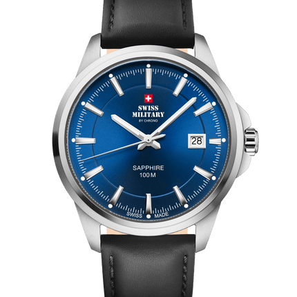 Swiss Military SM34104.10 – Classic Steel Watch for Men image 0