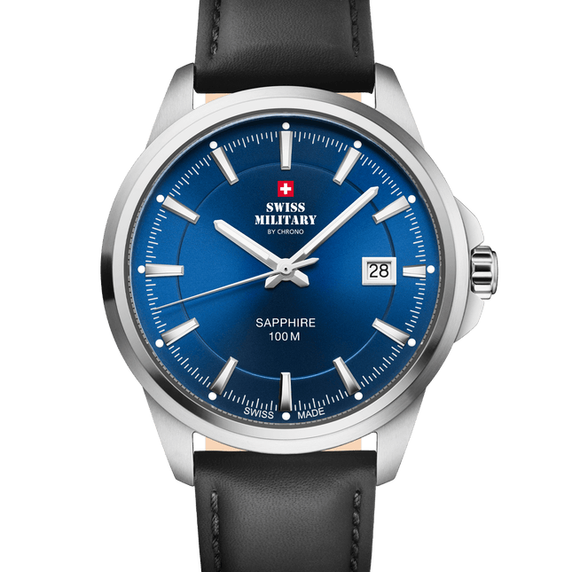 Swiss Military SM34104.10 – Classic Steel Watch for Men image 0