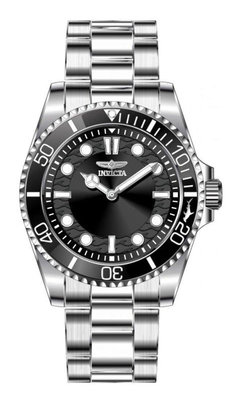 INVICTA Men's Pro Diver 43mm Watch Silver/Black image 1