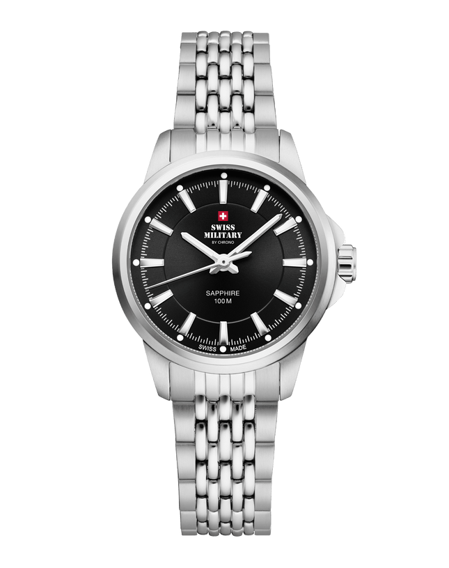 Swiss Military SM34105.01 – Classic Steel Watch for Women image 0