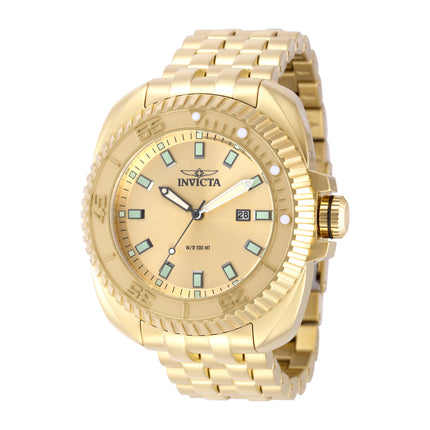 INVICTA Men's Coalition Forces 50mm Chronograph Watch Champagne