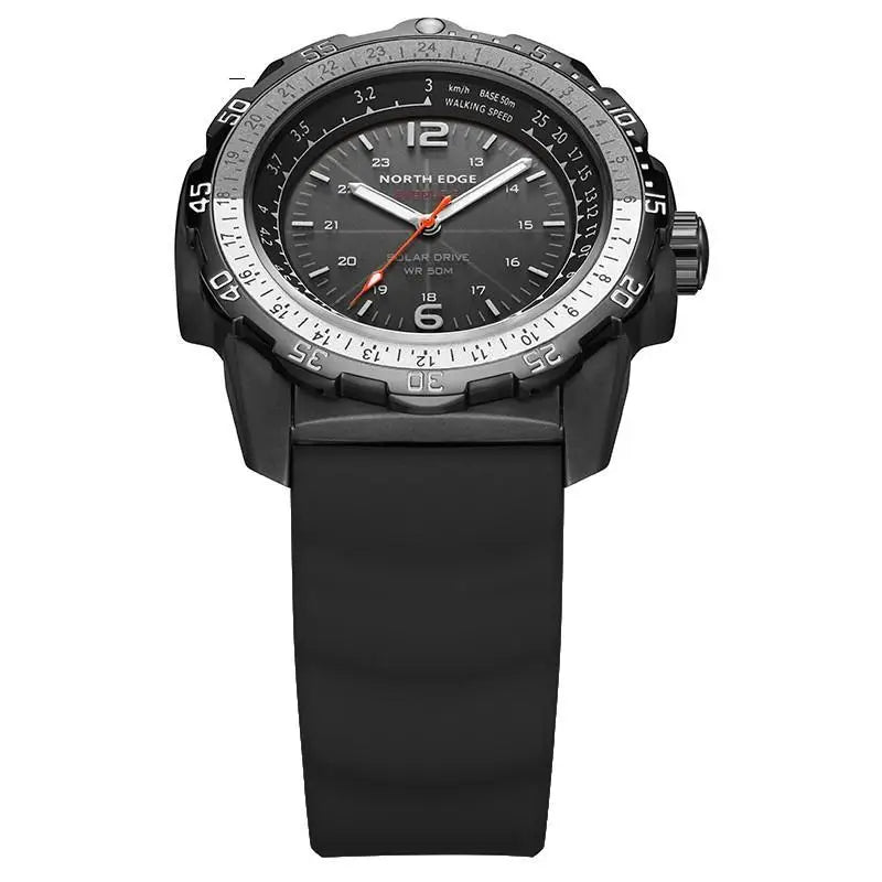 NORTH EDGE Tactical Evoque 2 Solar Drive Watch Black