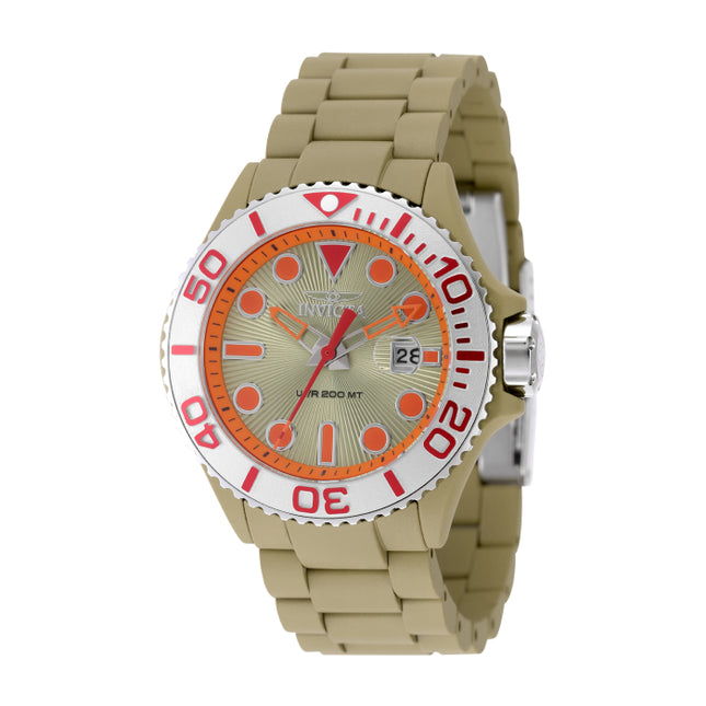 INVICTA Men's Grand Pro Diver 46mm Watch Khaki
