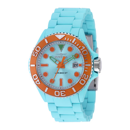 INVICTA Men's Grand Pro Diver 46mm Watch Baby Blue