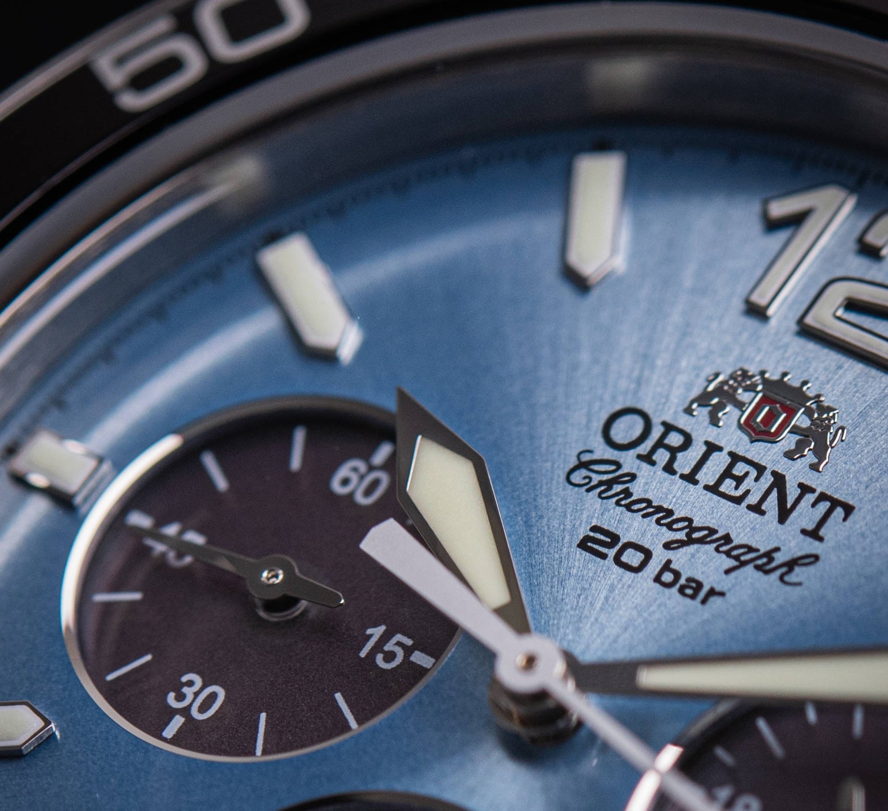 ORIENT Men's Solar Sports Diver Chronograph Watch RA-TX0206L10B image 2