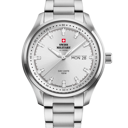Swiss Military Classic Men’s Watch – Silver, Steel | SM34116.02 image 0