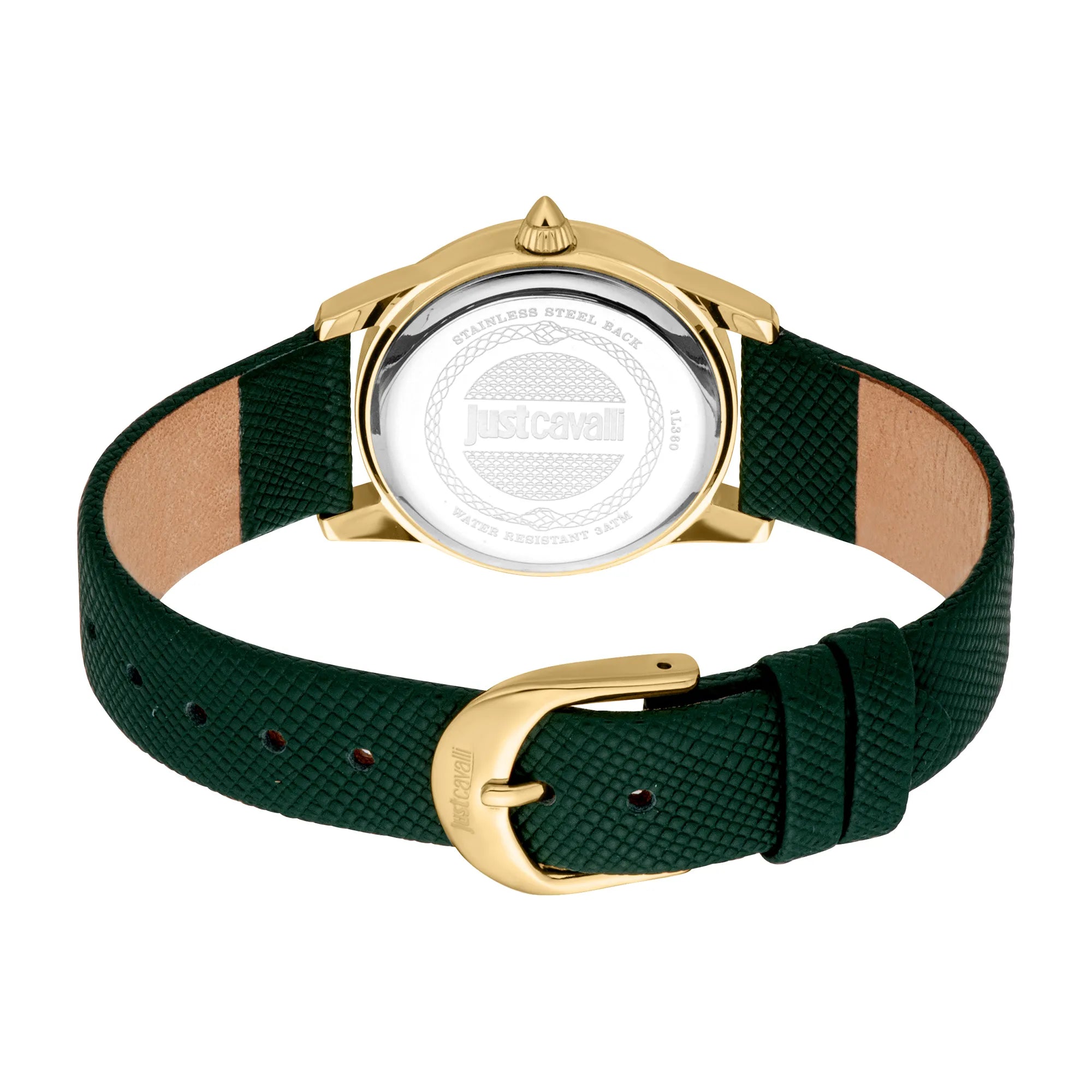 Just Cavalli SET Sublime Animalier Leather Green Yellow Gold image 1