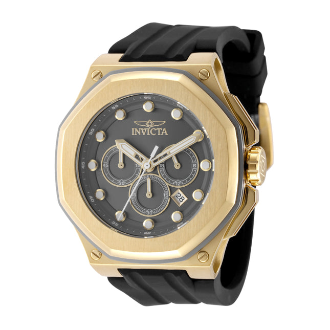 Invicta Men's Akula 50mm Watch Gold/Black