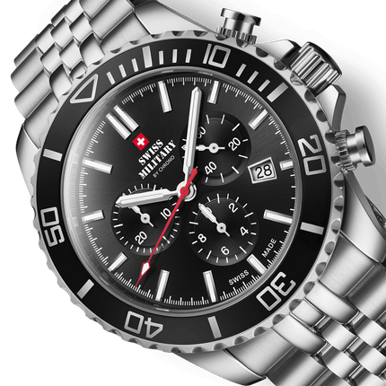 Swiss Military SM34103.01 – Swiss Sports Chronograph Watch image 1