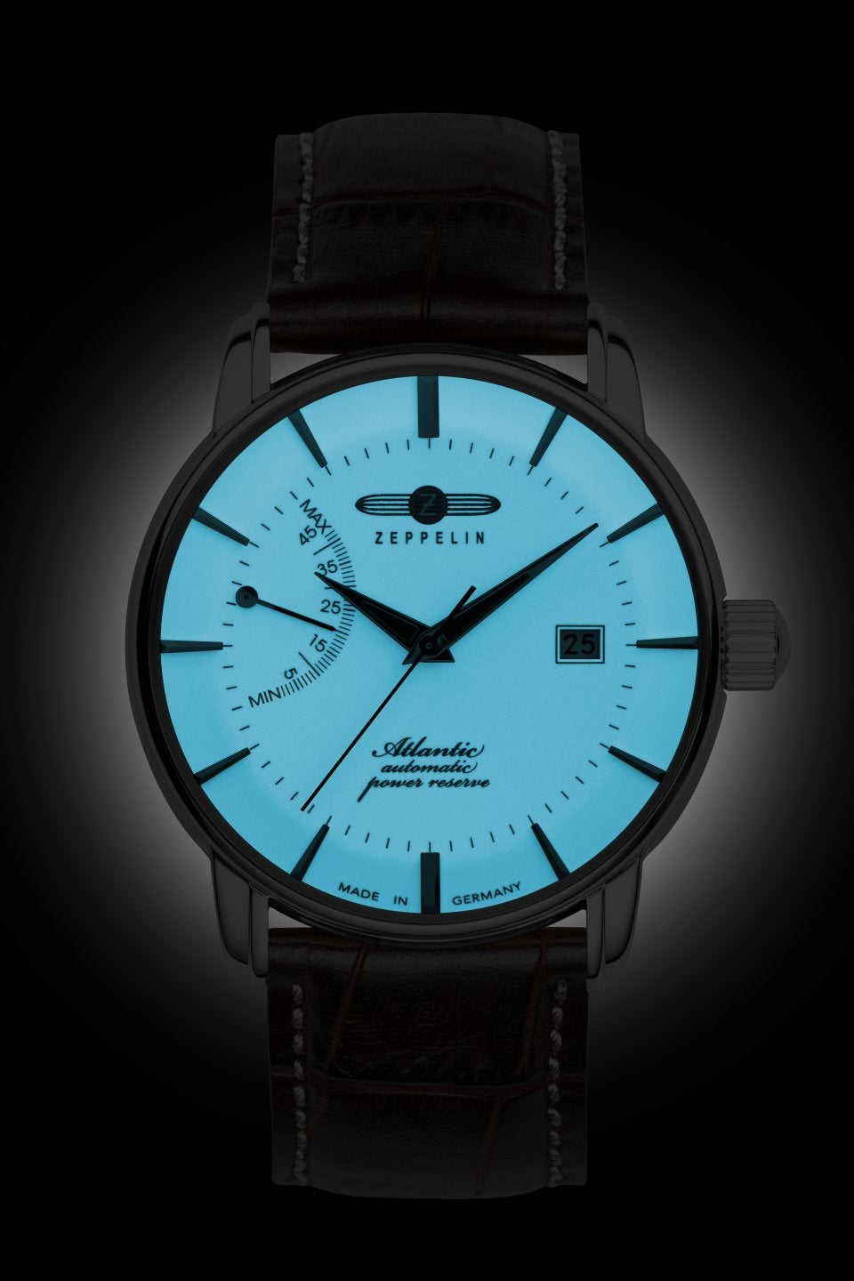 ZEPPELIN Men's Atlantic Automatic Power Reserve Watch Night Glow 84625 image 1