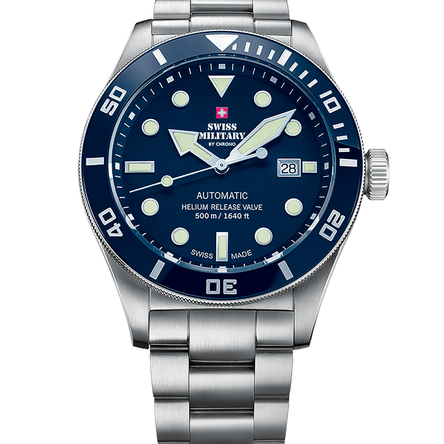 Swiss Military SMA34075.02 – Swiss Made Automatic Dive Watch 500M image 0