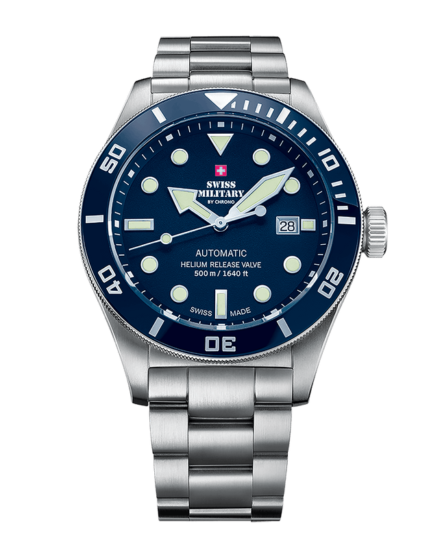 Swiss Military SMA34075.02 – Swiss Made Automatic Dive Watch 500M image 0
