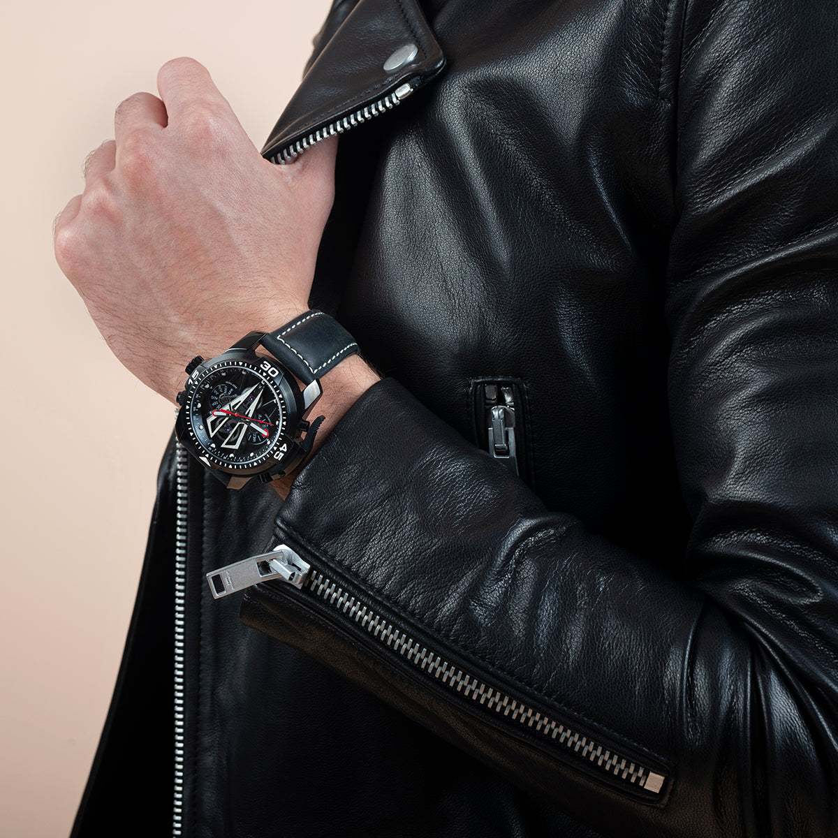 Reef Tiger Aurora Concept 2 Black PVD Automatic Military Sport Watch for Men image 9