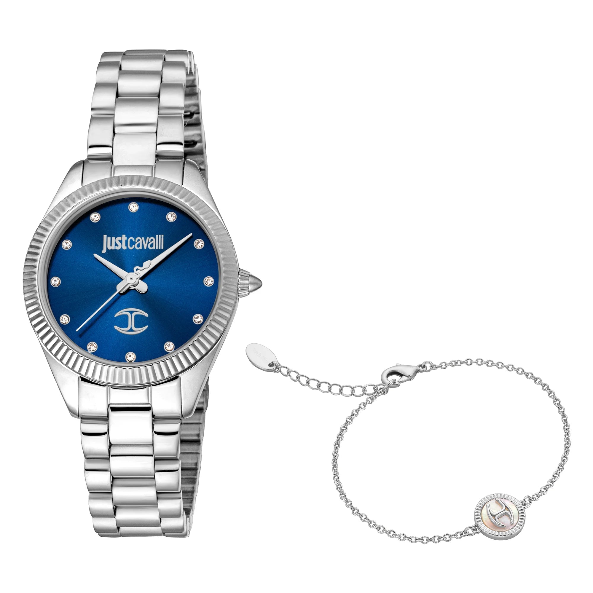 Just Cavalli SET Pacentro Silver Blue image 0