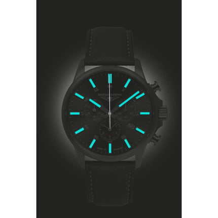 BAUHAUS AVIATION Men’s Titanium Quartz Chronograph Watch 28804 image 1