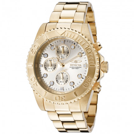 INVICTA Men's Pro Diver Sea Dweller 43mm Chronograph Watch Gold