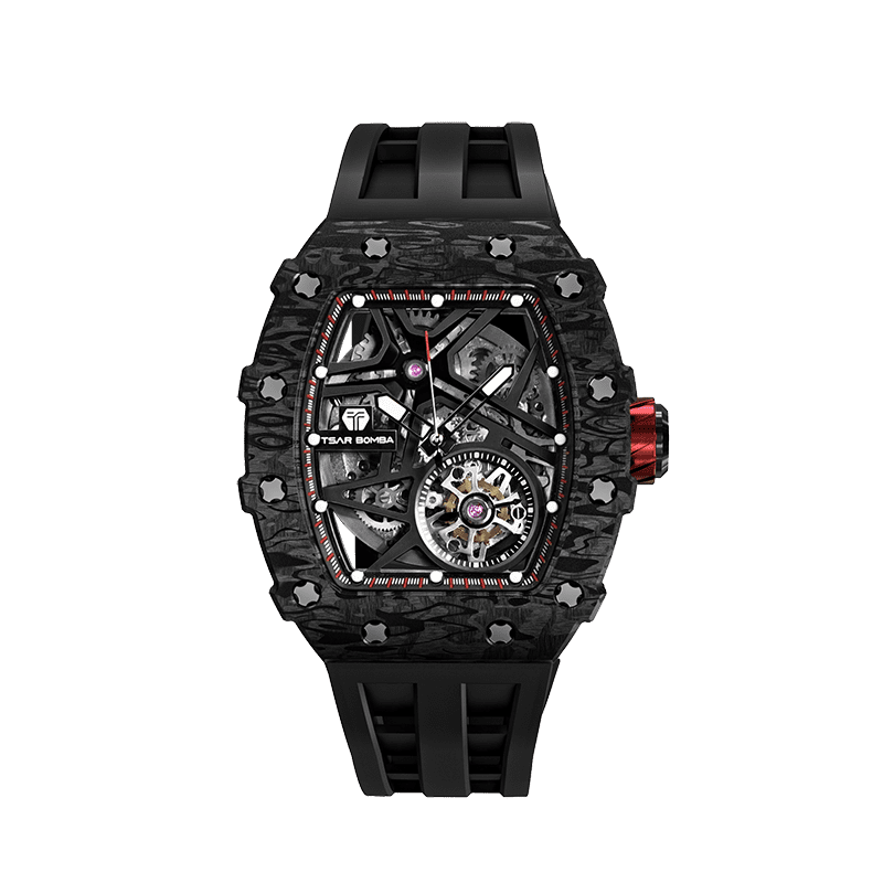 TSAR BOMBA Elemental-Carbon Fiber Automatic Watch TB8209CF