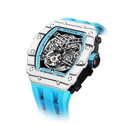 TSAR BOMBA Elemental-Carbon Fiber Automatic Watch TB8208CF