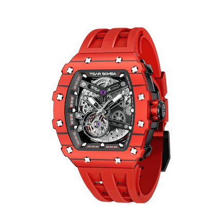 TSAR BOMBA Elemental-Carbon Fiber Automatic Watch TB8208CF
