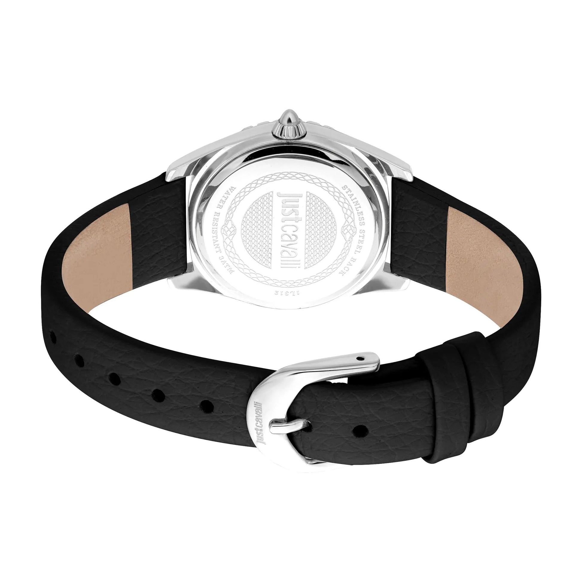 Just Cavalli SET Indomitable Animalier Leather Black Blue image 1