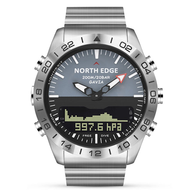NORTH EDGE Tactical Gavia Watch Steel image 0