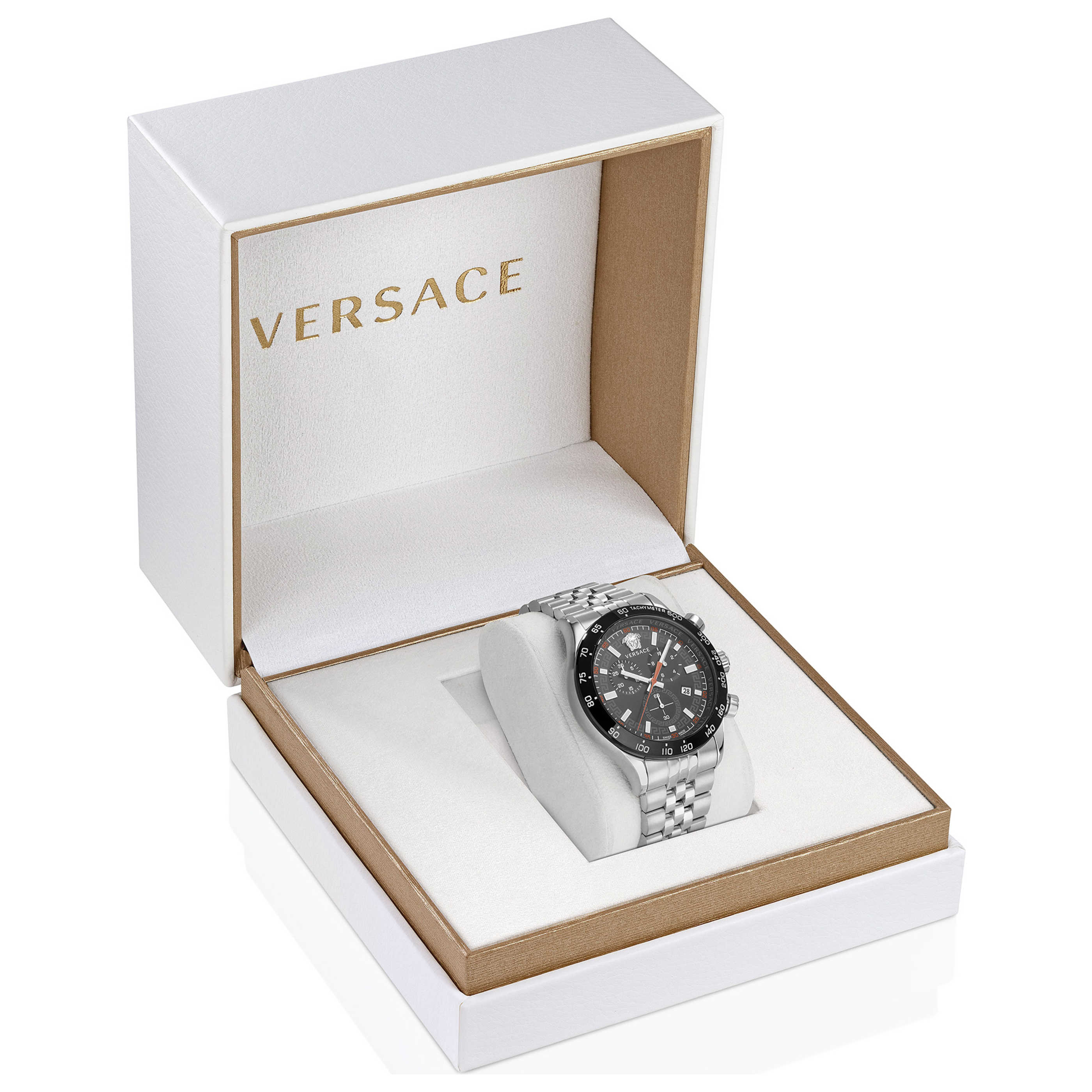 Versace Men's Hellenyium Chronograph Bracelet Watch image 4