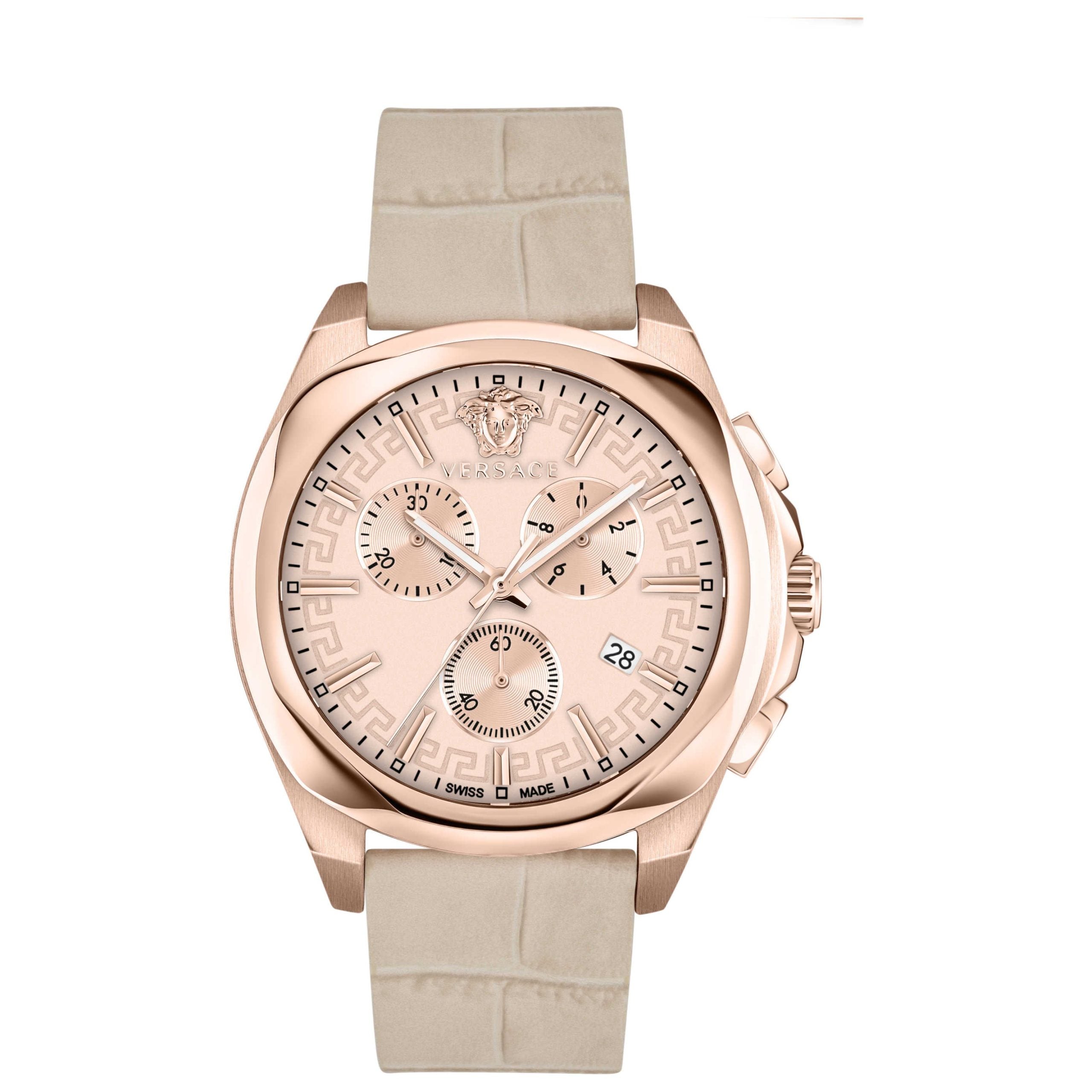 Versace Women's Chrono Lady 40mm Rose Gold Watch image 0