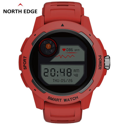 NORTH EDGE Tactical Mars 2 Smart Watch Red