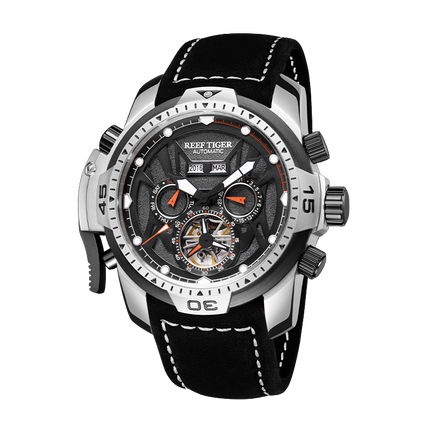 Reef Tiger Men's Aurora Transformers Skeleton Automatic Mechanical Watch image 12