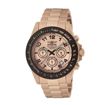 INVICTA Men's Speedway Montenegro 43mm Rose Gold / Black Chronograph Watch