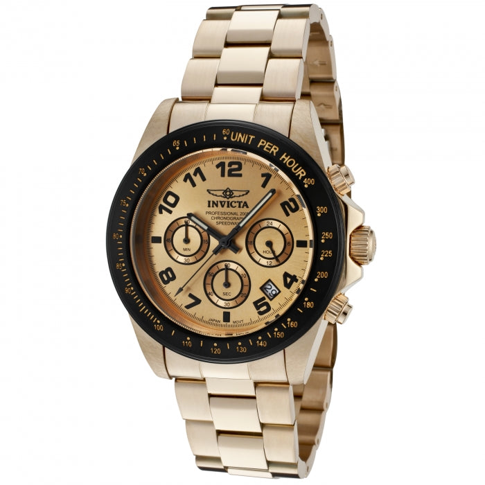 INVICTA Men's Speedway Montenegro 43mm Rose Gold / Black Chronograph Watch