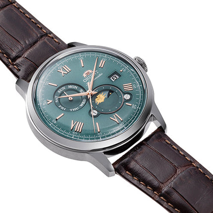 ORIENT Men's Bambino Moonphase Automatic Classic Watch RA-AK0805E image 2