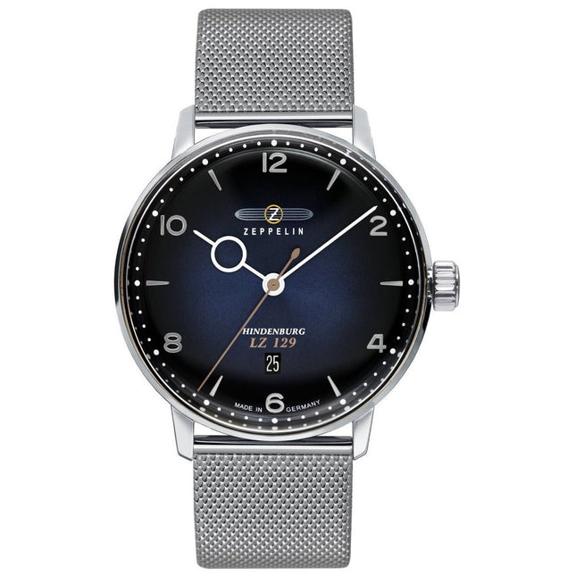 ZEPPELIN Hindenburg LZ Classic Blue Milanese Watch image 0