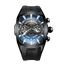 Reef Tiger Aurora Tank VK Men's Black PVD Unique Chronograph Sport Watch image 0