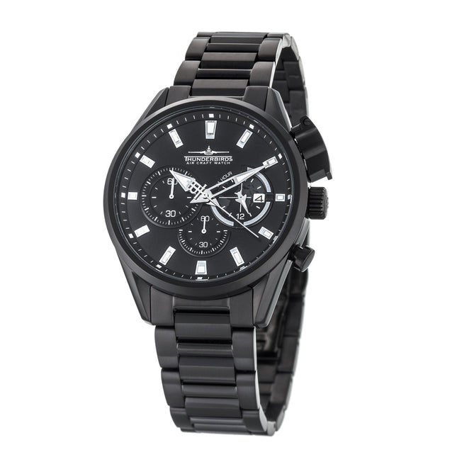THUNDERBIRDS Aircraft F-16 Chronograph Watch Black Edition image 0