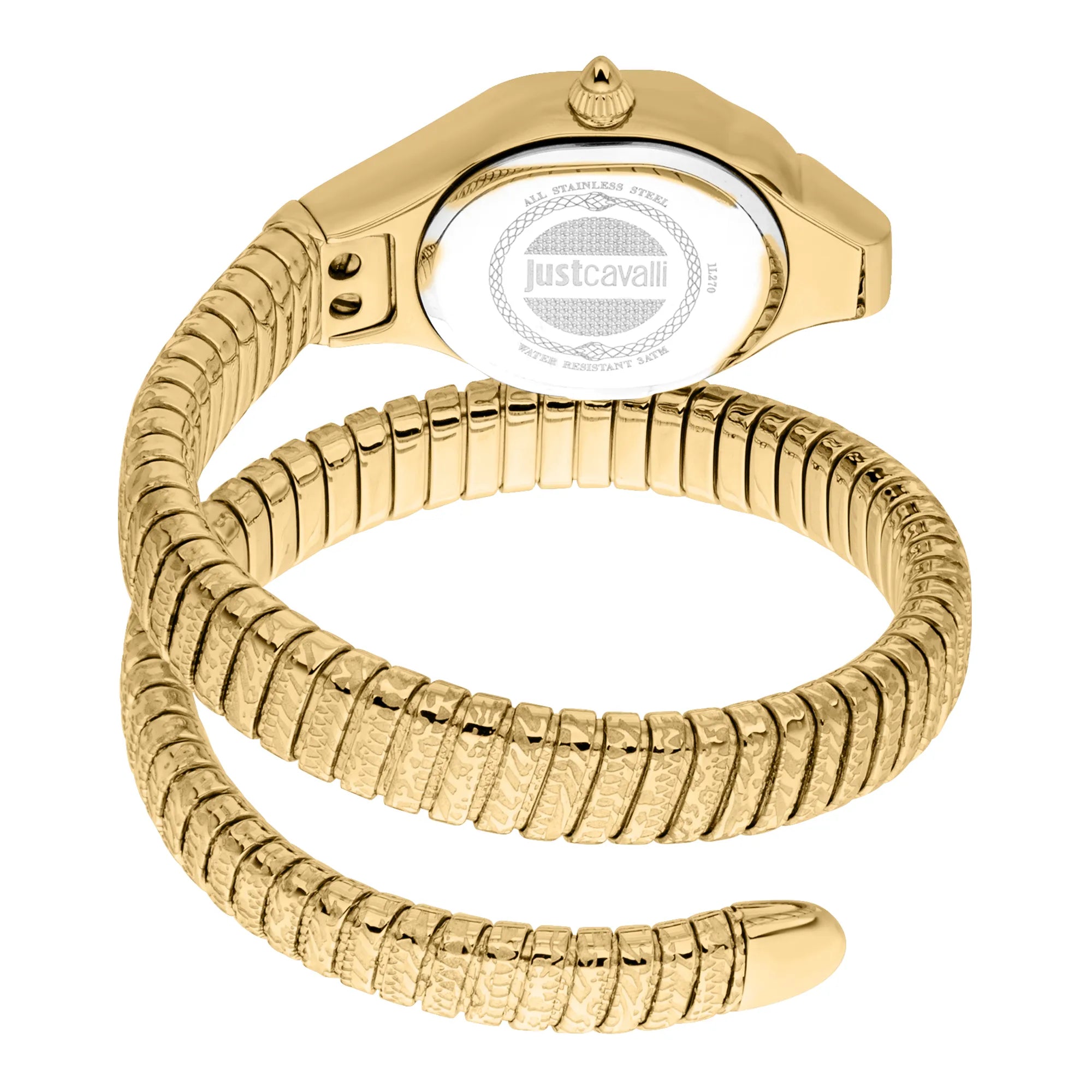 Just Cavalli Signature Snake Amalfi Yellow Gold Green image 1