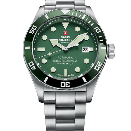 Swiss Military SMA34075.03 – Swiss Made Automatic Dive Watch 500M image 0