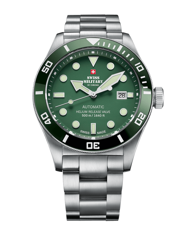 Swiss Military SMA34075.03 – Swiss Made Automatic Dive Watch 500M image 0