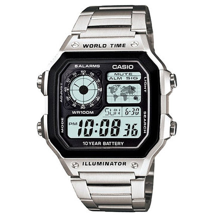 CASIO Men's Illuminator World Time Watch AE-1200WHD-1A image 0