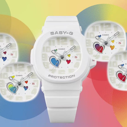 CASIO Women's G-Shock BABY-G Playful Hearts Watch BGA-10-7AER image 1