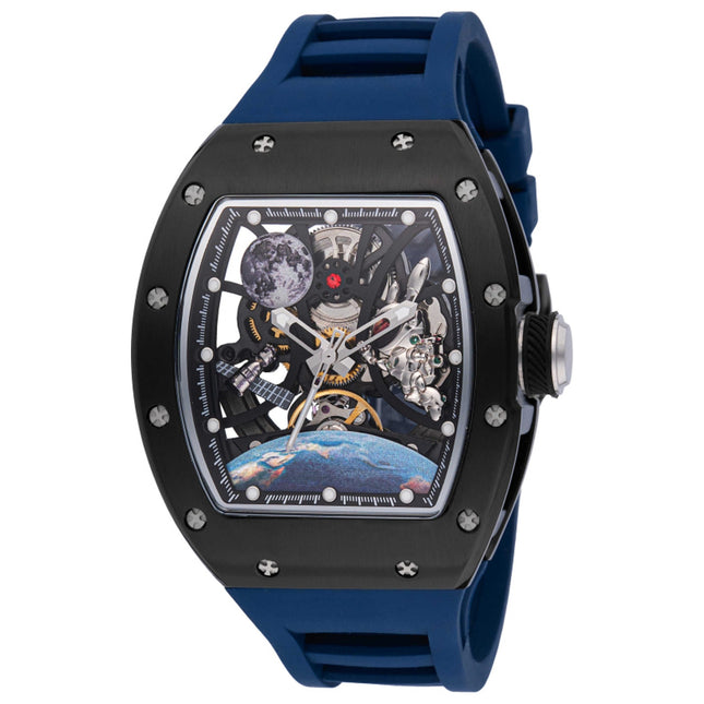 Invicta Men's S1 Rally Interstellar 41mm Automatic Skeleton Watch Blue image 0