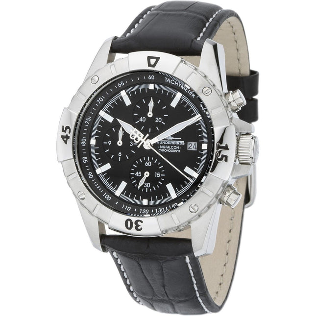 THUNDERBIRDS Big Falcon Aviator 42mm Chronograph Watch image 0