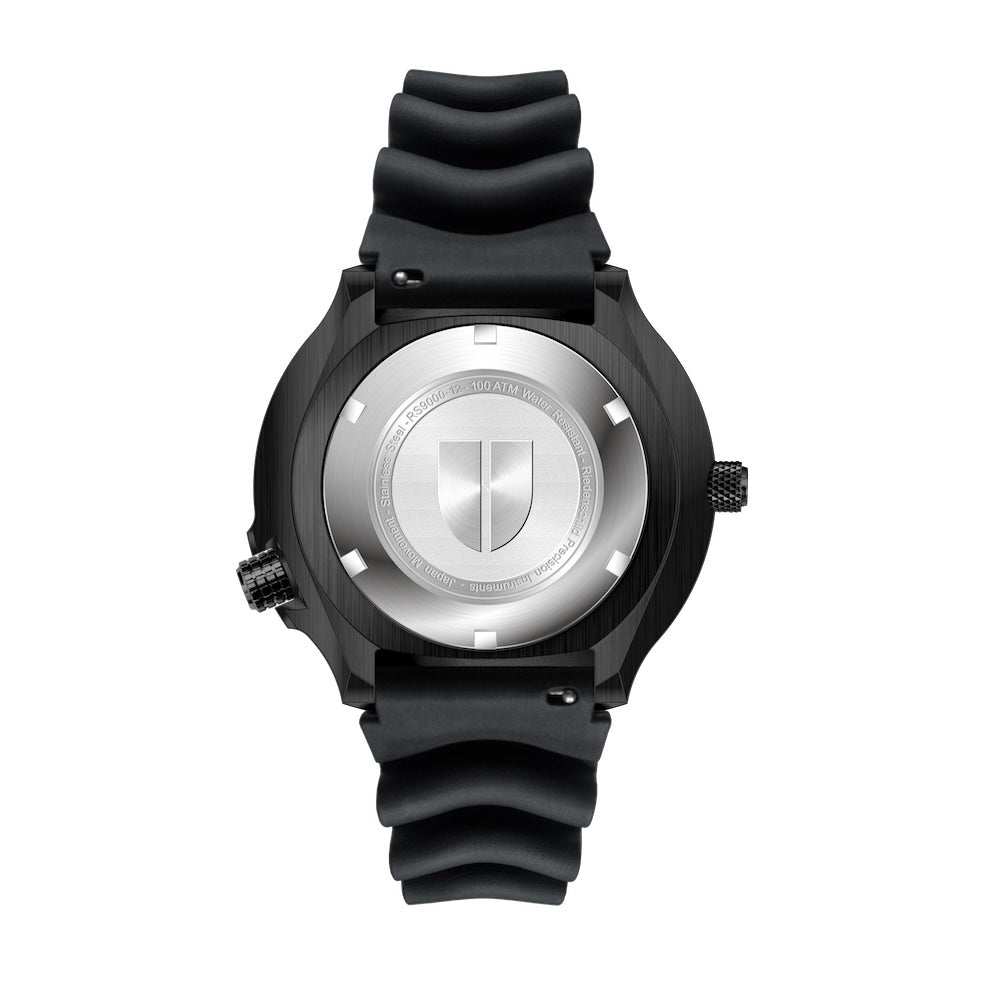 RIEDENSCHILD PRECISION INSRUMENTS GERMANY Divers Taucheruhr 1000m Helium Valve Watch Black image 5