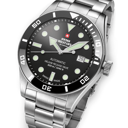 Swiss Military SMA34075.01 – Swiss Made Automatic Dive Watch 500M image 3